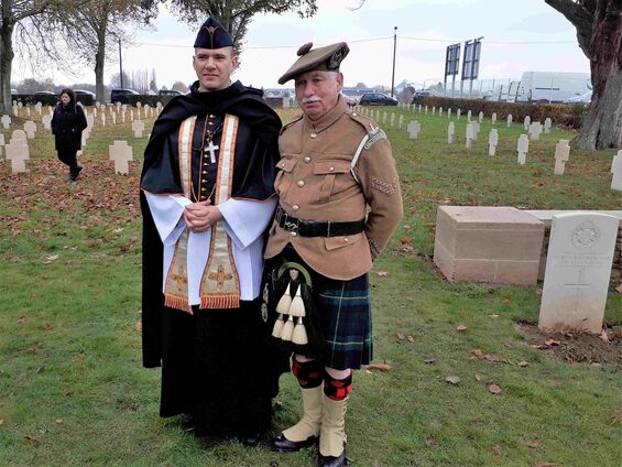 2017.11.20. Commémoration au cimetière allemand à Cambrai