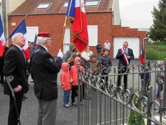 Lundi 8 mai 2017, commémoration à Haynecourt